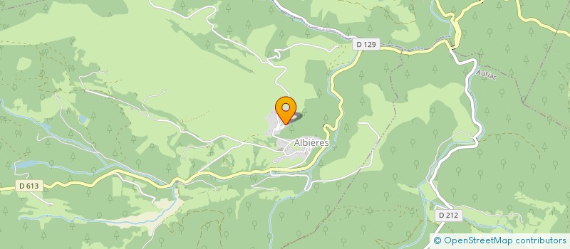 localisation de l'entreprise MADAME PIERRETTE PEILLE  ALBIERES