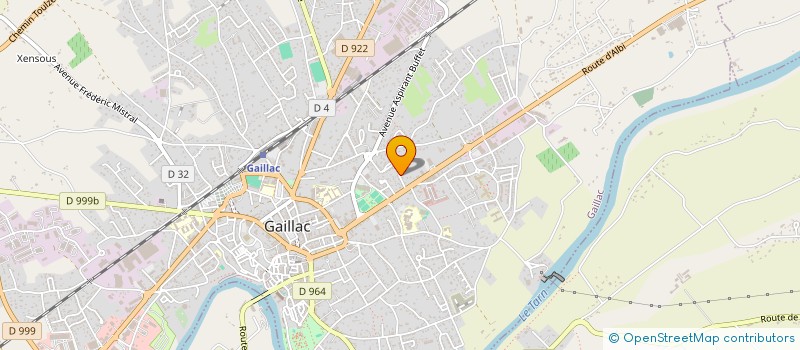 localisation de l'entreprise MADAME PIERRETTE PELISSIER  GAILLAC