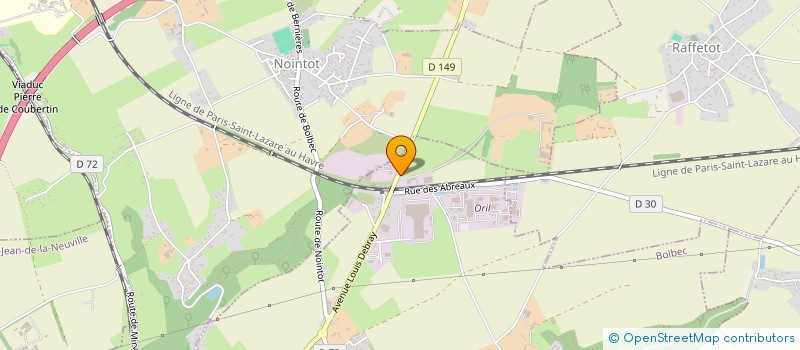 localisation de l'entreprise MADAME PIERRETTE PEQUEREL  NOINTOT