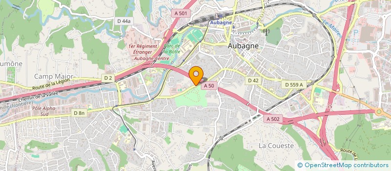 localisation de l'entreprise MADAME PIERRETTE PERES  AUBAGNE