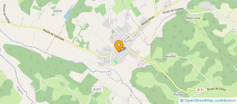 localisation de l'entreprise MADAME PIERRETTE PERRENX  GEAUNE