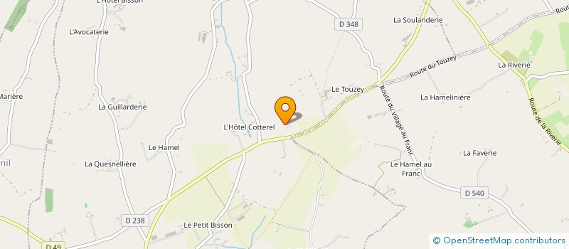 localisation de l'entreprise MADAME PIERRETTE PERREY  SAINT-DENIS-LE-GAST