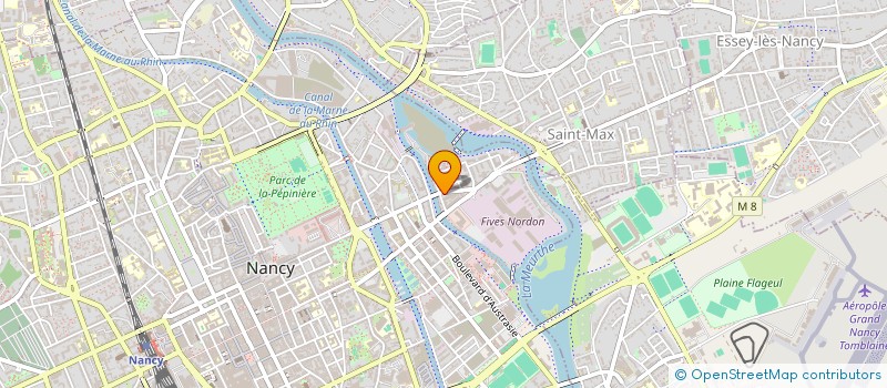 localisation de l'entreprise MADAME PIERRETTE PERRIN  NANCY