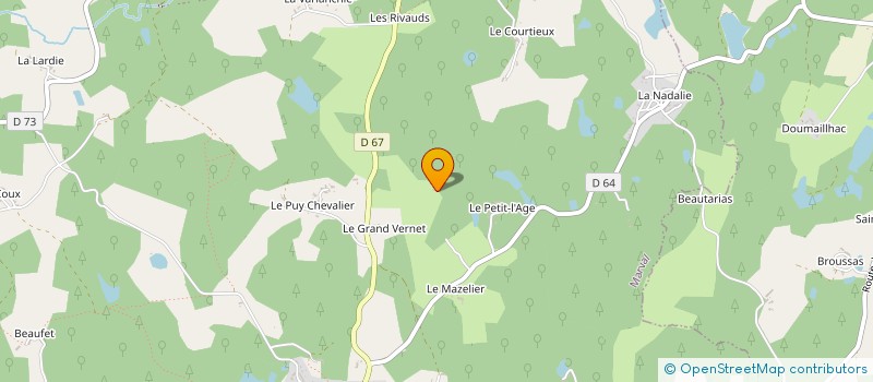 localisation de l'entreprise MADAME PIERRETTE POUMEROULIE à MARVAL