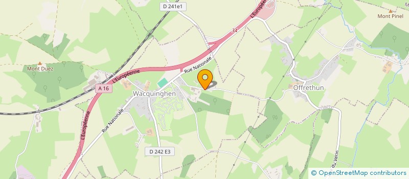 localisation de l'entreprise MADAME PIERRETTE PRUVOST  OFFRETHUN