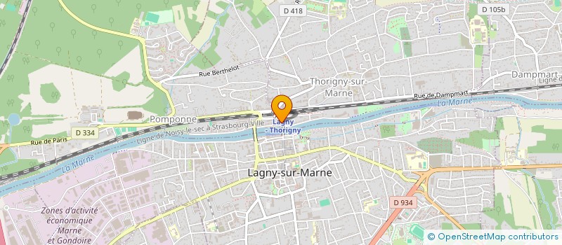 localisation de l'entreprise MADAME PIERRETTE REISCH  THORIGNY-SUR-MARNE