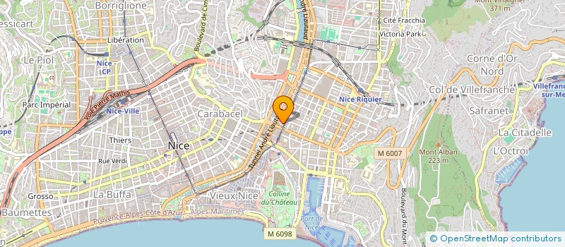 localisation de l'entreprise MADAME PIERRETTE RENVAZE à NICE
