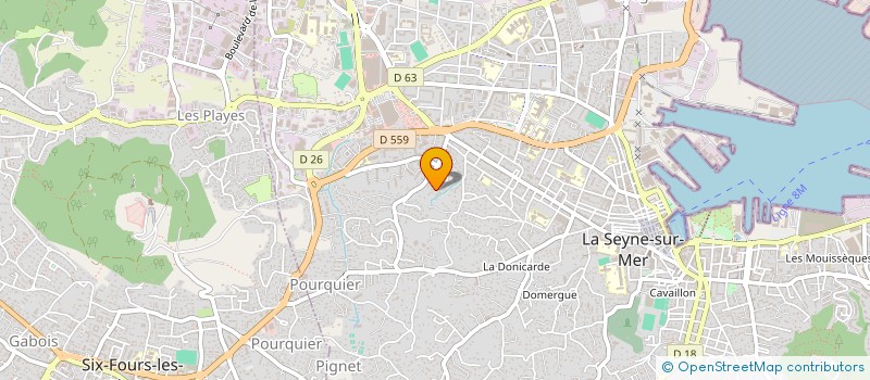 localisation de l'entreprise MADAME PIERRETTE ROMAGNOLO à LA SEYNE-SUR-MER