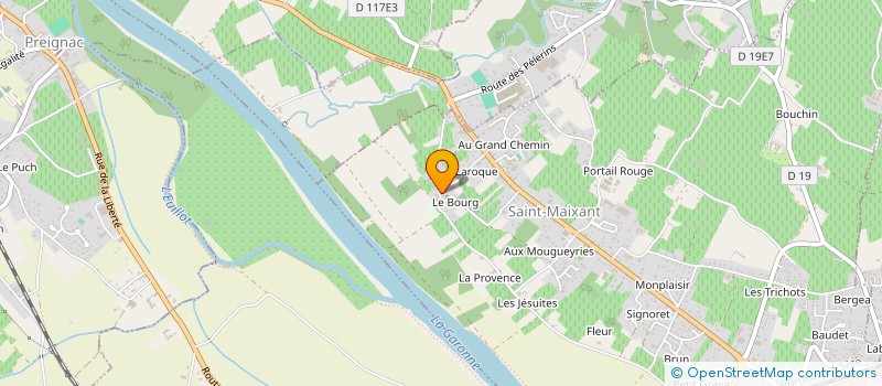 localisation de l'entreprise MADAME PIERRETTE ROUX à SAINT-MARTIAL