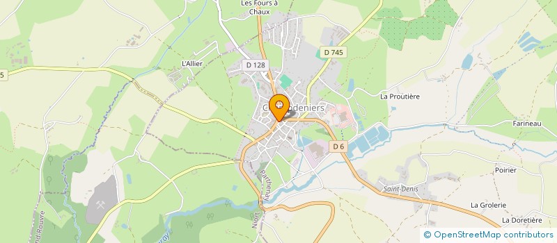 localisation de l'entreprise MADAME PIERRETTE SENELIER  COURS