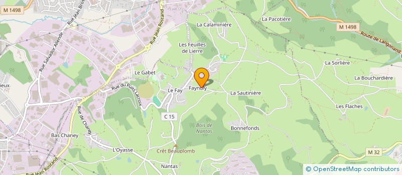 localisation de l'entreprise MADAME PIERRETTE SEVE à SAINT-JEAN-BONNEFONDS