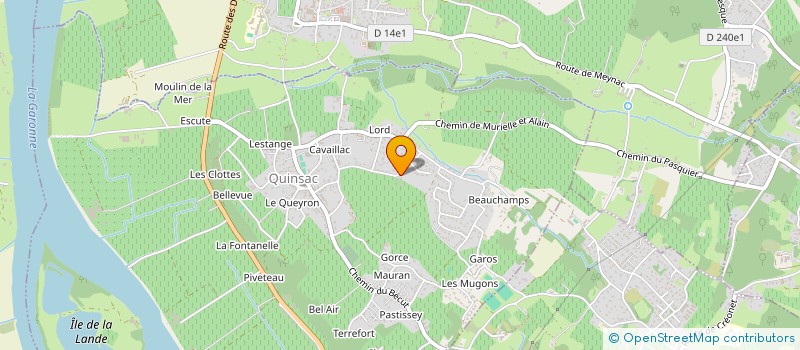 localisation de l'entreprise MADAME PIERRETTE SIGNOURET  CAMBLANES-ET-MEYNAC