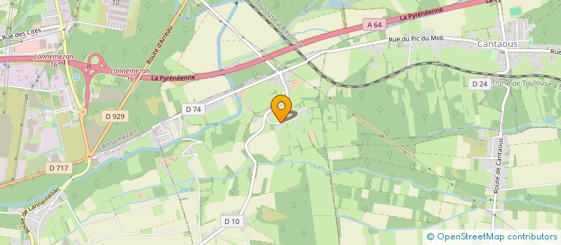 localisation de l'entreprise MADAME PIERRETTE SOLAS-BERNARD  ESCALA