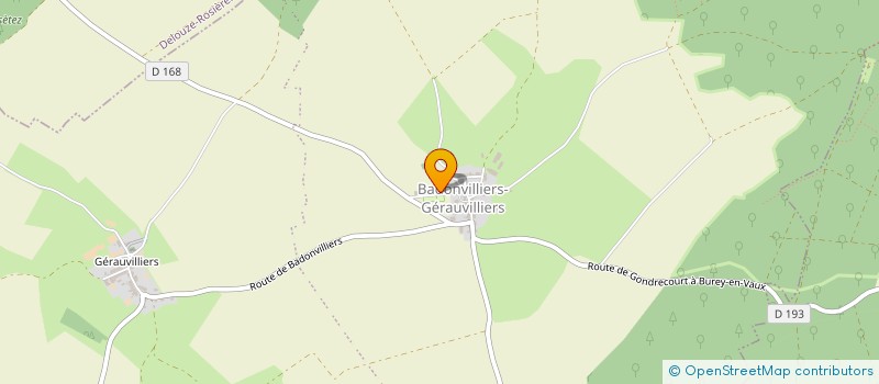 localisation de l'entreprise MADAME PIERRETTE SOMMER à BADONVILLIERS-GERAUVILLIERS