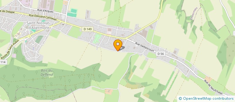 localisation de l'entreprise MADAME PIERRETTE STRAEBLER  SAINT-NICOLAS-D'ALIERMONT