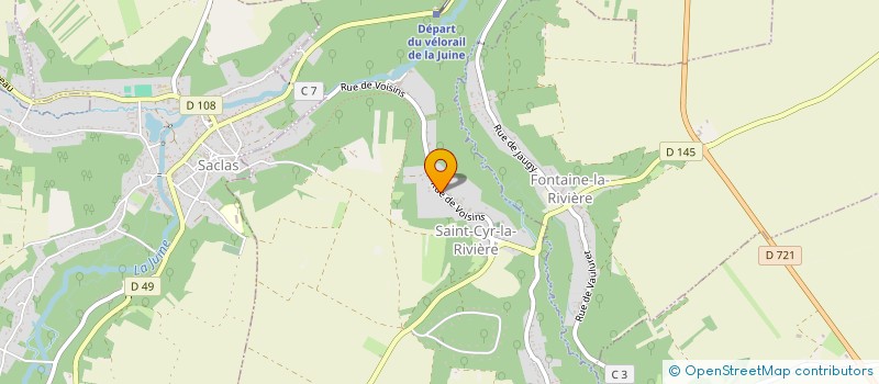 localisation de l'entreprise MADAME PIERRETTE TESTE  SAINT-CYR-LA-RIVIERE