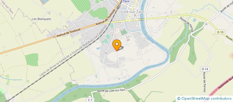 localisation de l'entreprise MADAME PIERRETTE VINCENT  PEYROLE