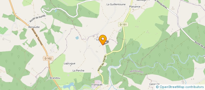 localisation de l'entreprise MADAME PIERRETTE VITRAC à TOURNON D'AGENAIS