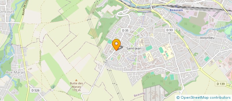 localisation de l'entreprise MADAME PIERRETTE WANEQUE  BEAUVAIS