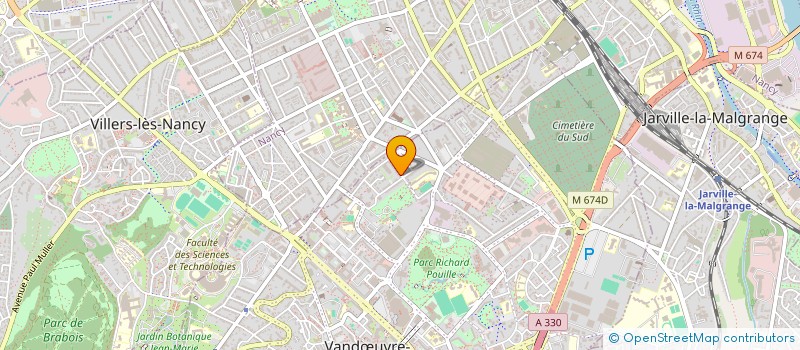 localisation de l'entreprise MADAME PIERRINE BLAISON  VANDUVRE-LES-NANCY