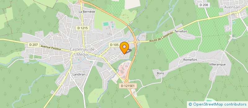 localisation de l'entreprise MADAME PIERRINE GODELIER  CASTELNAU-DE-MEDOC