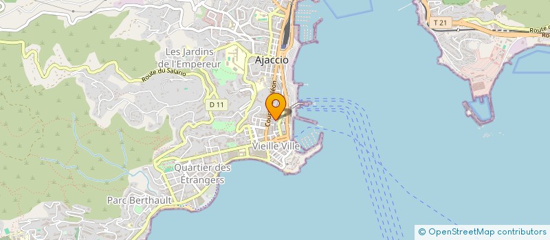 localisation de l'entreprise MADAME PIERRINE MURRONI à AJACCIO