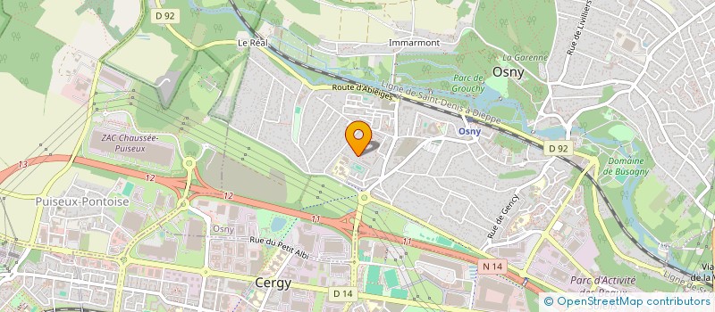 localisation de l'entreprise MADAME PIERROLINE CANVOT JOARIN  OSNY