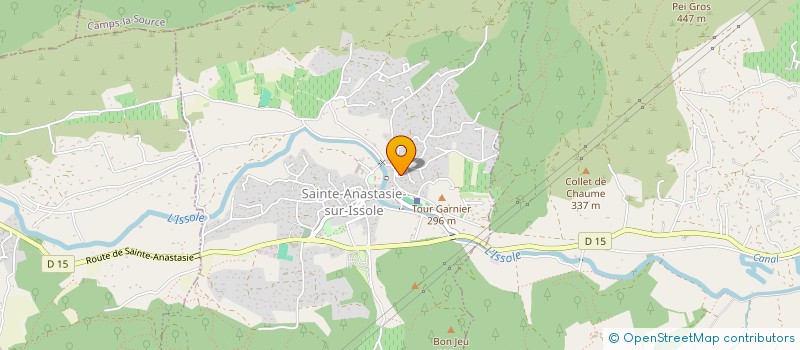 localisation de l'entreprise MADAME PILAR CONTRERAS MENDEZ  SAINTE-ANASTASIE-SUR-ISSOLE