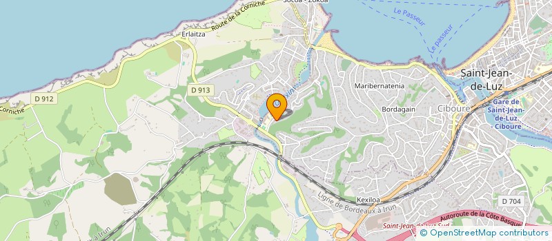 localisation de l'entreprise MADAME PILAR CORNEJO DIAZ  CIBOURE