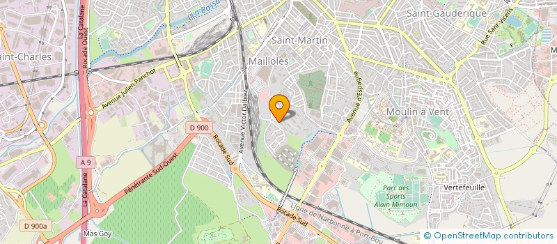 localisation de l'entreprise MADAME PILAR DUAL  PERPIGNAN