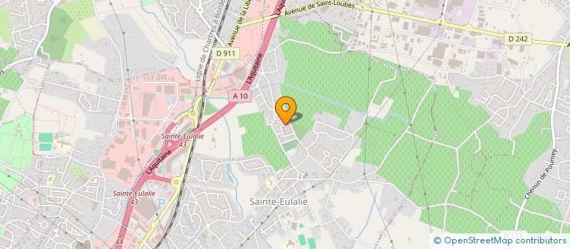 localisation de l'entreprise MADAME PILAR FERNANDEZ  SAINTE-EULALIE