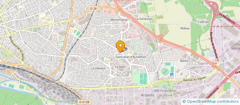 localisation de l'entreprise MADAME PILAR GORRETA  BEZIERS