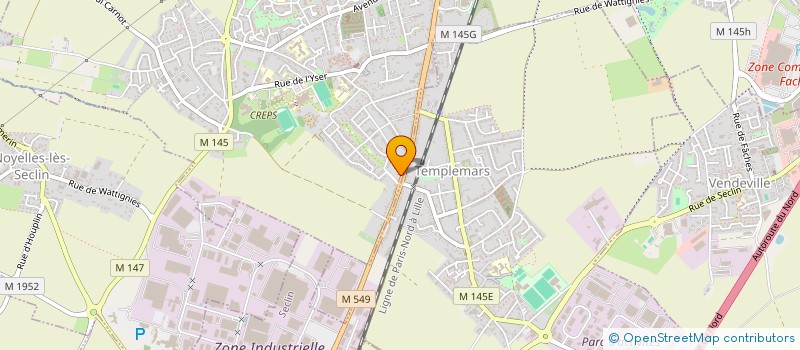 localisation de l'entreprise MADAME PILAR JIMINEZ  RONCHIN