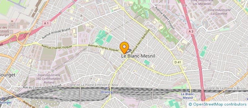 localisation de l'entreprise MADAME PILAR LOPEZ  LE BLANC-MESNIL