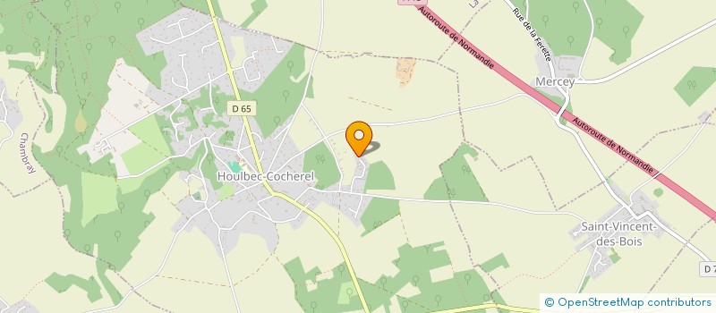 localisation de l'entreprise MADAME PILAR MATIAS VASQUEZ  HOULBEC-COCHEREL