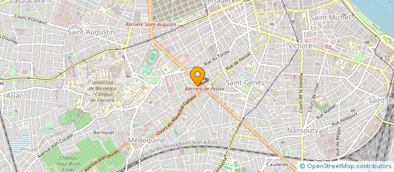 localisation de l'entreprise MADAME PILAR MOLINUEVO  BORDEAUX