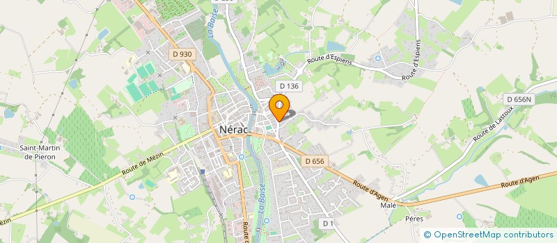 localisation de l'entreprise MADAME PILAR PLA à NERAC