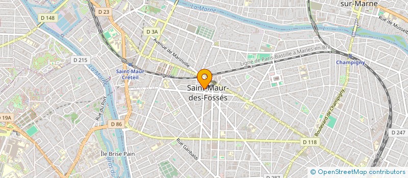 localisation de l'entreprise MADAME PILAR ZEJAN  SAINT-MAUR-DES-FOSSES