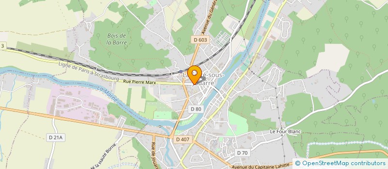 localisation de l'entreprise MADAME PILOU DALGALIAN à LA FERTE-SOUS-JOUARRE
