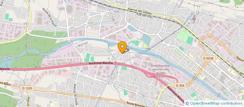 localisation de l'entreprise MADAME PINA DELLA GIOIA  SCIONZIER