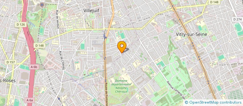 localisation de l'entreprise MADAME PING GAO  VILLEJUIF