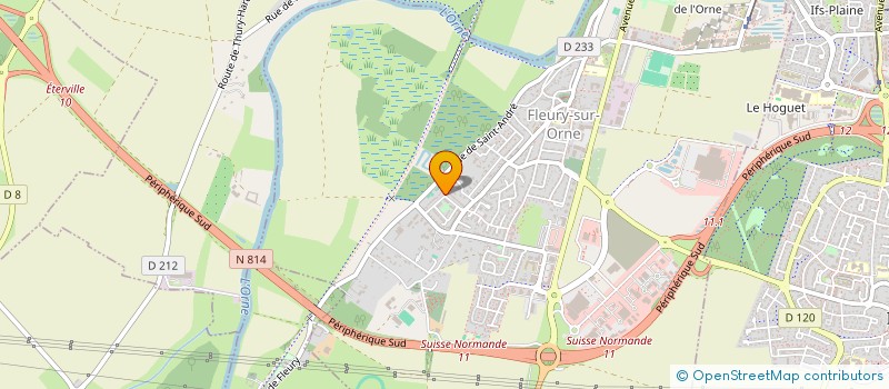 localisation de l'entreprise MADAME PINIO VENIERI  FLEURY-SUR-ORNE