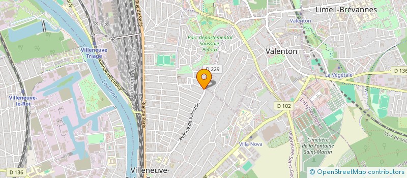 localisation de l'entreprise MADAME PINQUETTE PINQUETTE NGANKOU  VILLENEUVE-SAINT-GEORGES