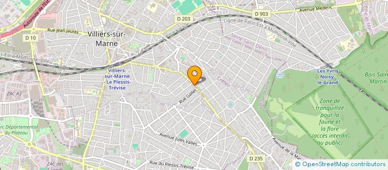 localisation de l'entreprise MADAME PIRAVEENA THARMASEGARAN  VILLIERS-SUR-MARNE