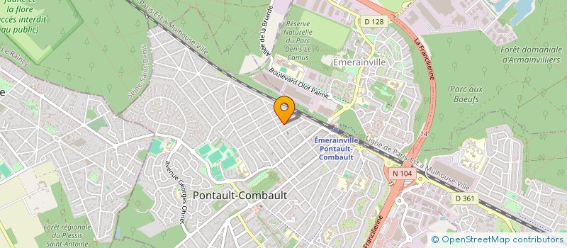 localisation de l'entreprise MADAME PIRAYEH NIROWMAND RAD à PONTAULT-COMBAULT