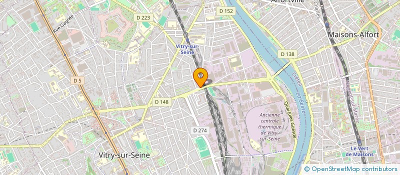 localisation de l'entreprise MADAME PIRIYALAKSHY SATHEESKUMAR  VITRY-SUR-SEINE