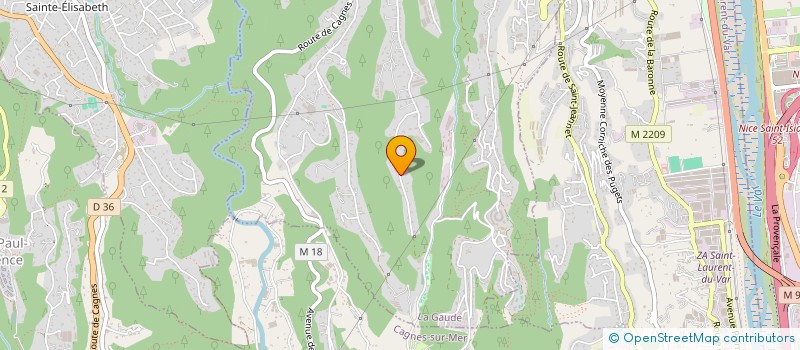 localisation de l'entreprise MADAME PIRJO TAUSTI  LA GAUDE