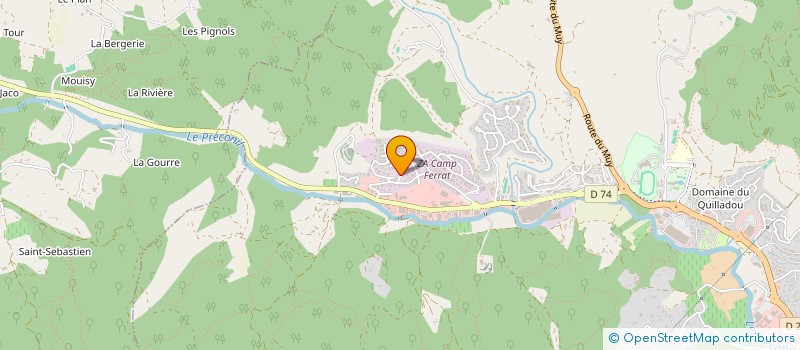 localisation de l'entreprise MADAME PIYANUCH JANPONG  SAINTE-MAXIME