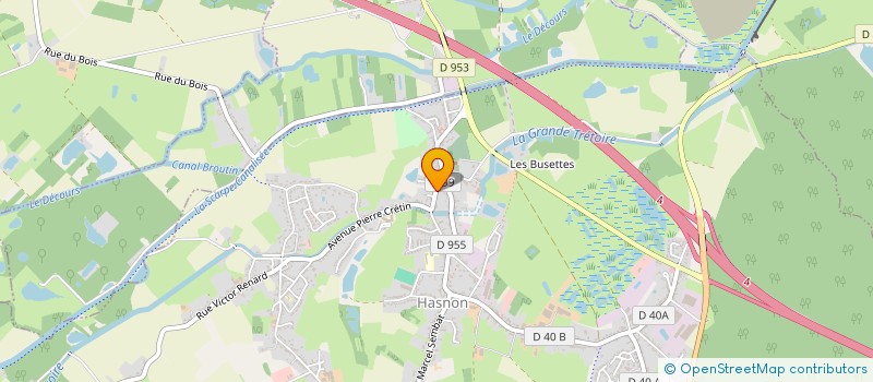 localisation de l'entreprise MADAME PLOYPILIN DEREGNAUCOURT  HASNON