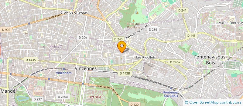 localisation de l'entreprise MADAME PLU LAURY à VINCENNES